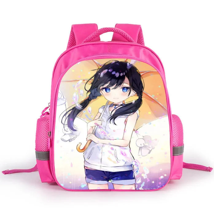 Weather daughter printing School Bags Little Girls backpack