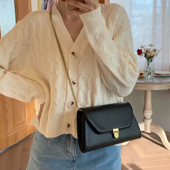 Weave Strap Women Shoulder Bag PU Leather Ladies Handbag and Purse