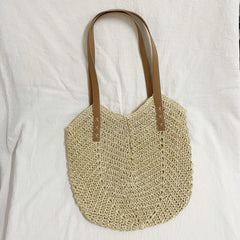 Bohemian Straw Weave Tote Bag for Women Handbags