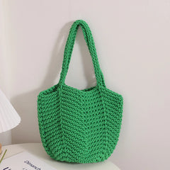 Vintage Woven Tote Bag Summer Beach Handbags