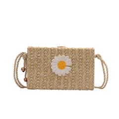 Winter Crossbody Bag Women Handbag Lock Shoulder Daisy
