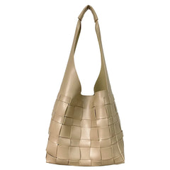 Women Knitting Shoulder Bags Big Tote Hand Bucket Bag