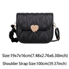 Women PU Leather Shoulder Bag Retro INS Female Handbags Lady White/Black/Khaki C