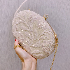 Wedding Diamond Sequined Clutches Bag Crystal Sling Package
