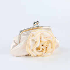 Vintage Flowers Lock Bag Chain Shoulder Crossbody Bags