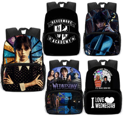 Gothic Girls Nevermore Academy Kids Backpack Book Bag