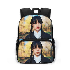 Nevermore Academy Kids Backpack Gothic Girls School Bag