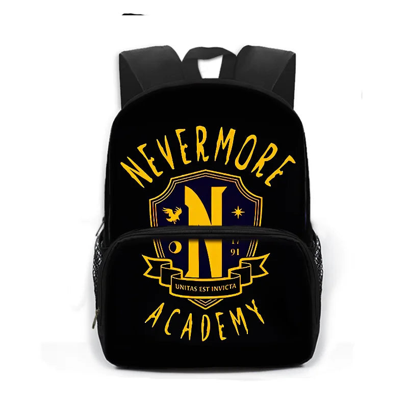 Gothic Girls Nevermore Academy Kids Backpack Book Bag