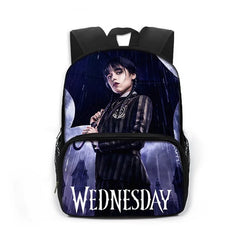 Nevermore Academy Kids Backpack Gothic Girls School Bag