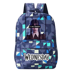 Wednesday Harajuku Student Schoolbags It's Wednesday Print