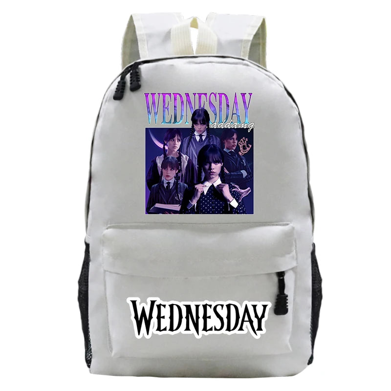 Wednesday Schoolbags Teenager School Bag Travel Backpacks Boys Girls High-capaci