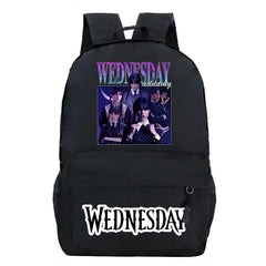 Wednesday Schoolbags Teenager School Bag Travel Backpacks Boys Girls High-capaci
