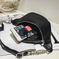 Weduoduo Waist Bag Women Waist Fanny Packs Belt Bag High PU Leather
