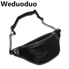 Weduoduo Waist Bag Women Waist Fanny Packs Belt Bag High PU Leather