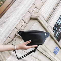 Weduoduo Waist Bag Women Waist Fanny Packs Belt Bag High PU Leather