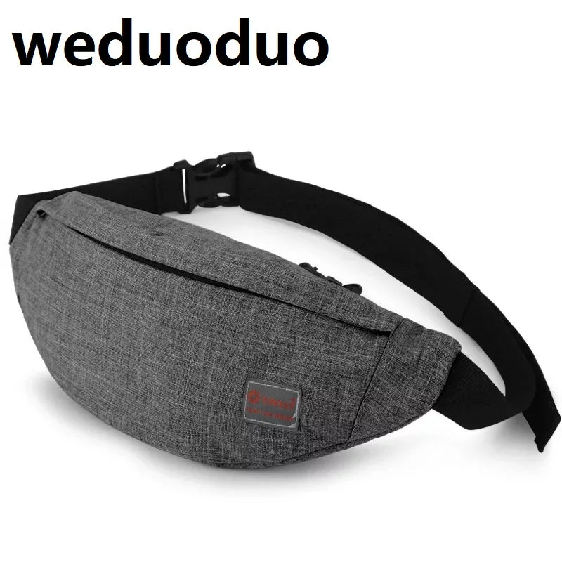 Waterproof Waist Bag for Men Phone Holder Fanny Pack