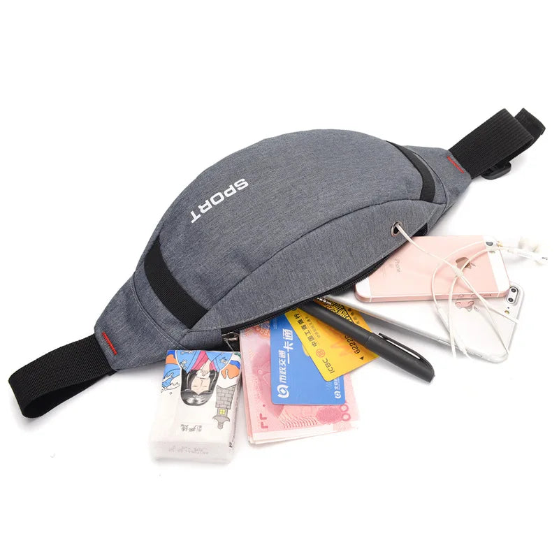 Waterproof Waist Pack Bag Pouch Travel Hip Bum Bag Nylon Belt bag