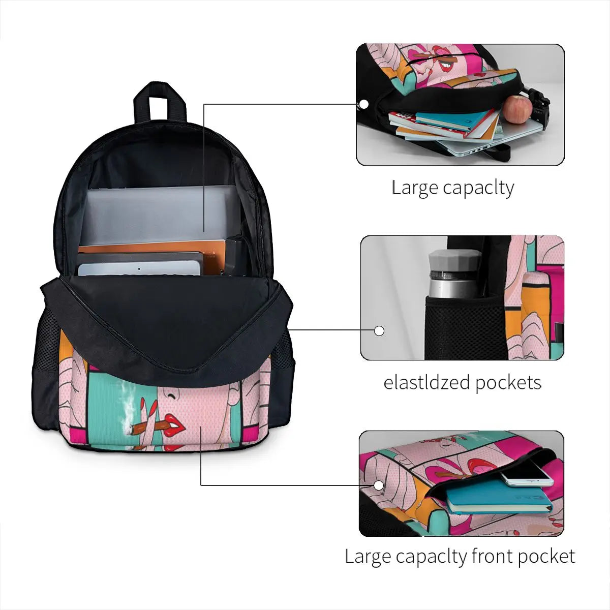 Weed Lady Backpacks Men's Backpacks Bags For Women Rucksack Backpack Girl