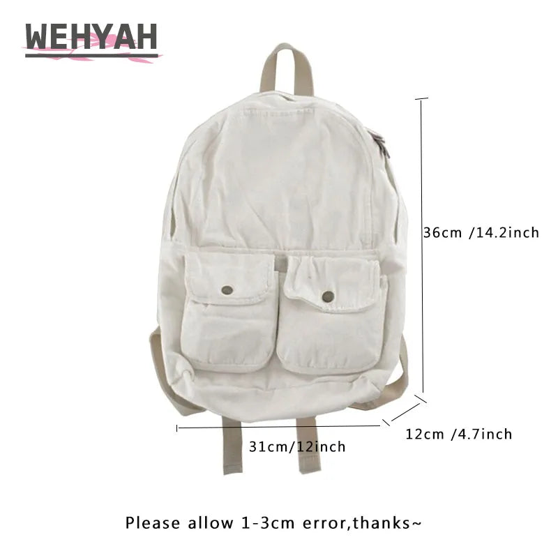 Wehyah Laptop Backpack Women Men School Bags Student Travel Bag ZY004