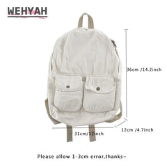 Wehyah Laptop Backpack Women Men School Bags Student Travel Bag ZY004