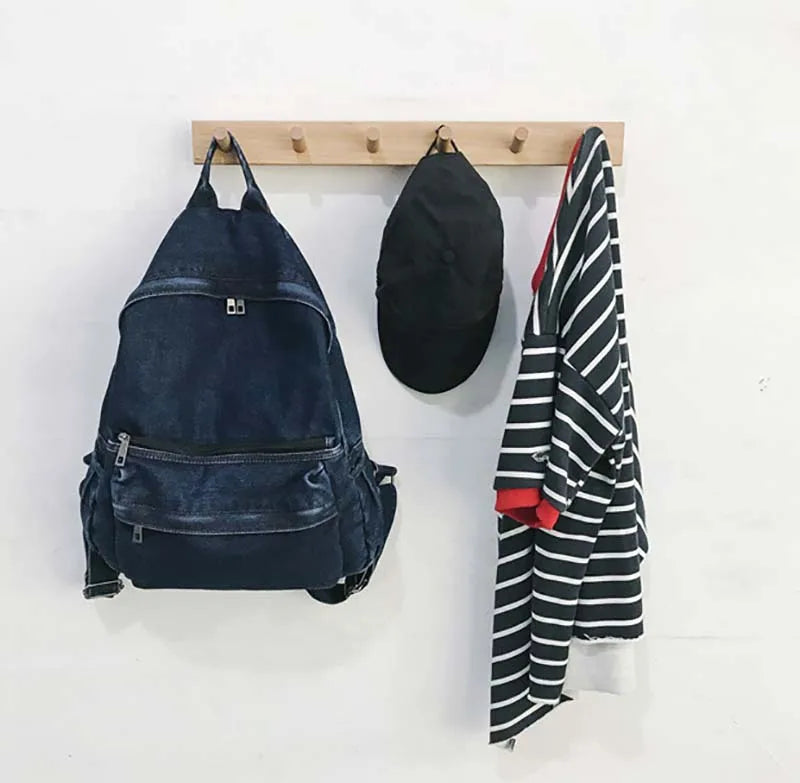 Wehyah School Backpack Woman Bags for Women Backpack Purse Bag Rucksack Demin Sc