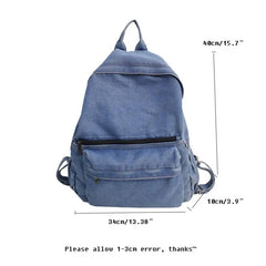Wehyah School Backpack Woman Bags for Women Backpack Purse Bag Rucksack Demin Sc