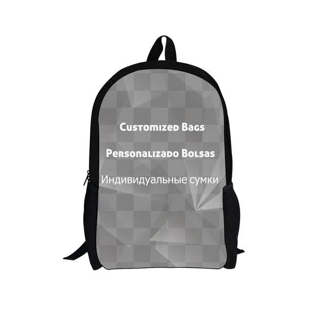 Orthopedic Kids School Bag Backpack - Welsh Corgi Pembroke Print