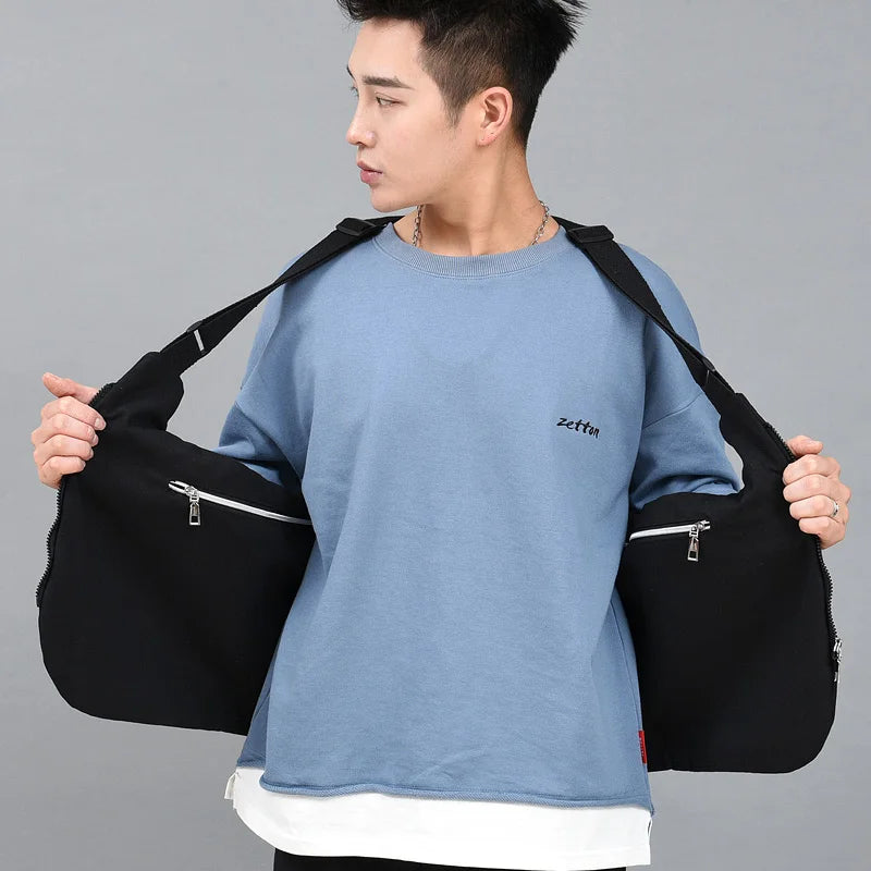 Hip Hop Streetwear Waist Packs Bag Unisex Tactical Shoulder Bags