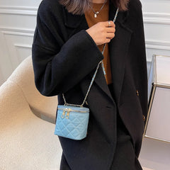 Western Style Women's Shoulder Bag Autumn Diamond Embroidery Crossbody Small Squ