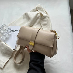 Western Style Women PU Leather High Shoulder Bags Retro Female Crossbody Bags