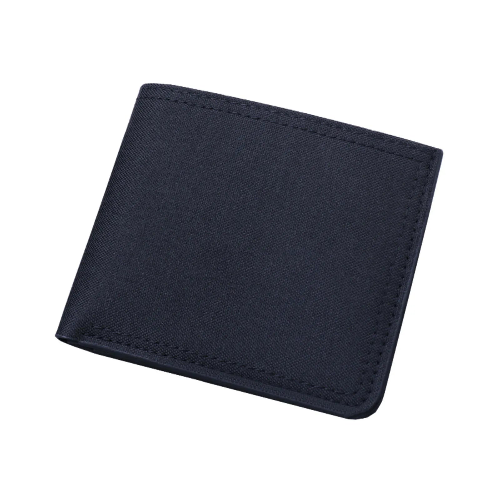 Men's Short Canvas Wallet with ID Slot