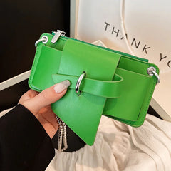 Western Style Mini Shoulder Bag with Chain Strap