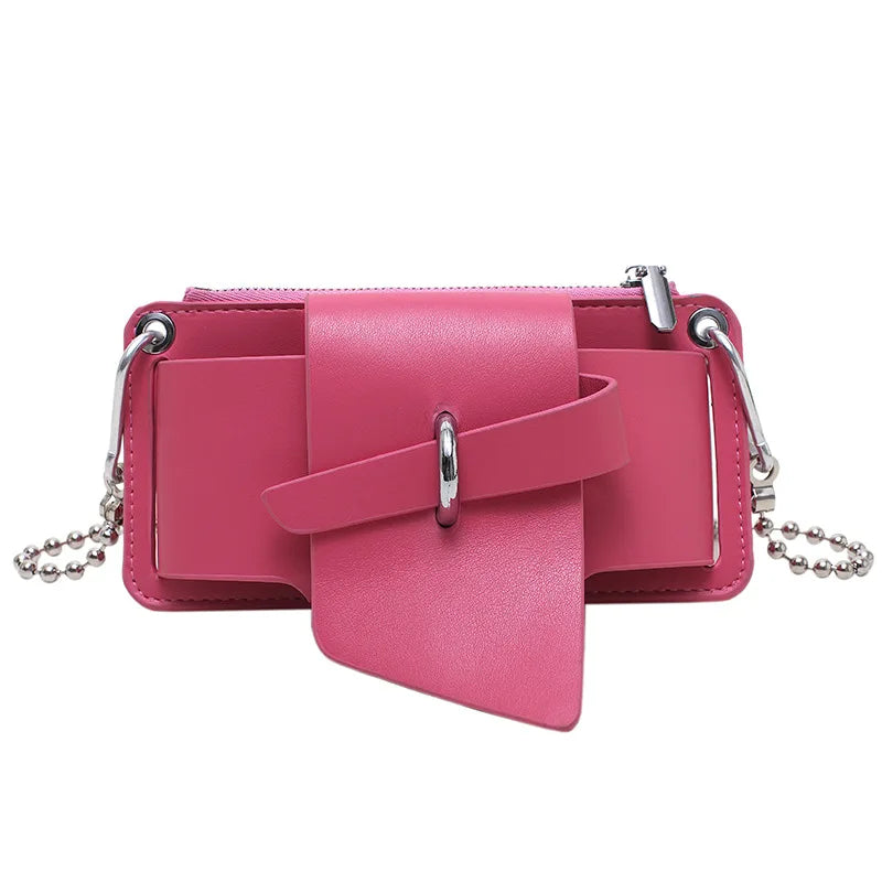 Western Style Mini Shoulder Bag with Chain Strap