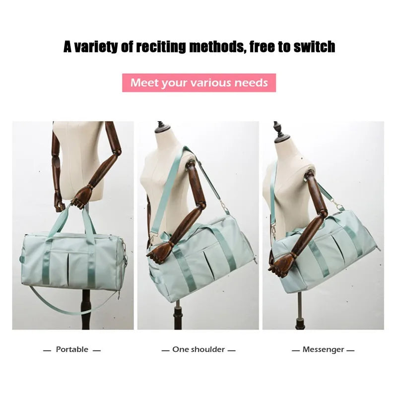 Large Capacity Sports Tote Shoulder Bag for Women Girls