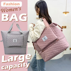 Sports Tote Shoulder Bag Wet Dry Separation Yoga Gym Bag