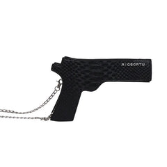 3D Pistol Gun Chains Shoulder Bag Women Crossbody Clutch Purse for Girls