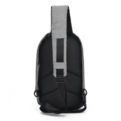 Weysfor Male Shoulder Bags USB Charging Crossbody Bags Men Anti Theft Chest Bag