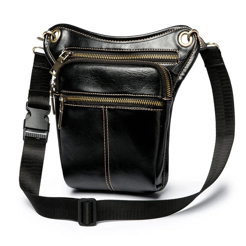 Weysfor Leather Waist Pack for Men
