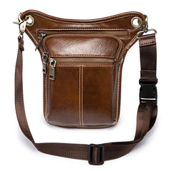 Weysfor Leather Waist Pack for Men