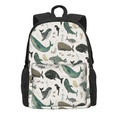 Whale Song 1 Backpacks Men's Backpacks Bags For Women Men's Bag