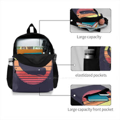Whale Vintage Retro Sunset Arrivals Satchel Schoolbag Bags Backpack