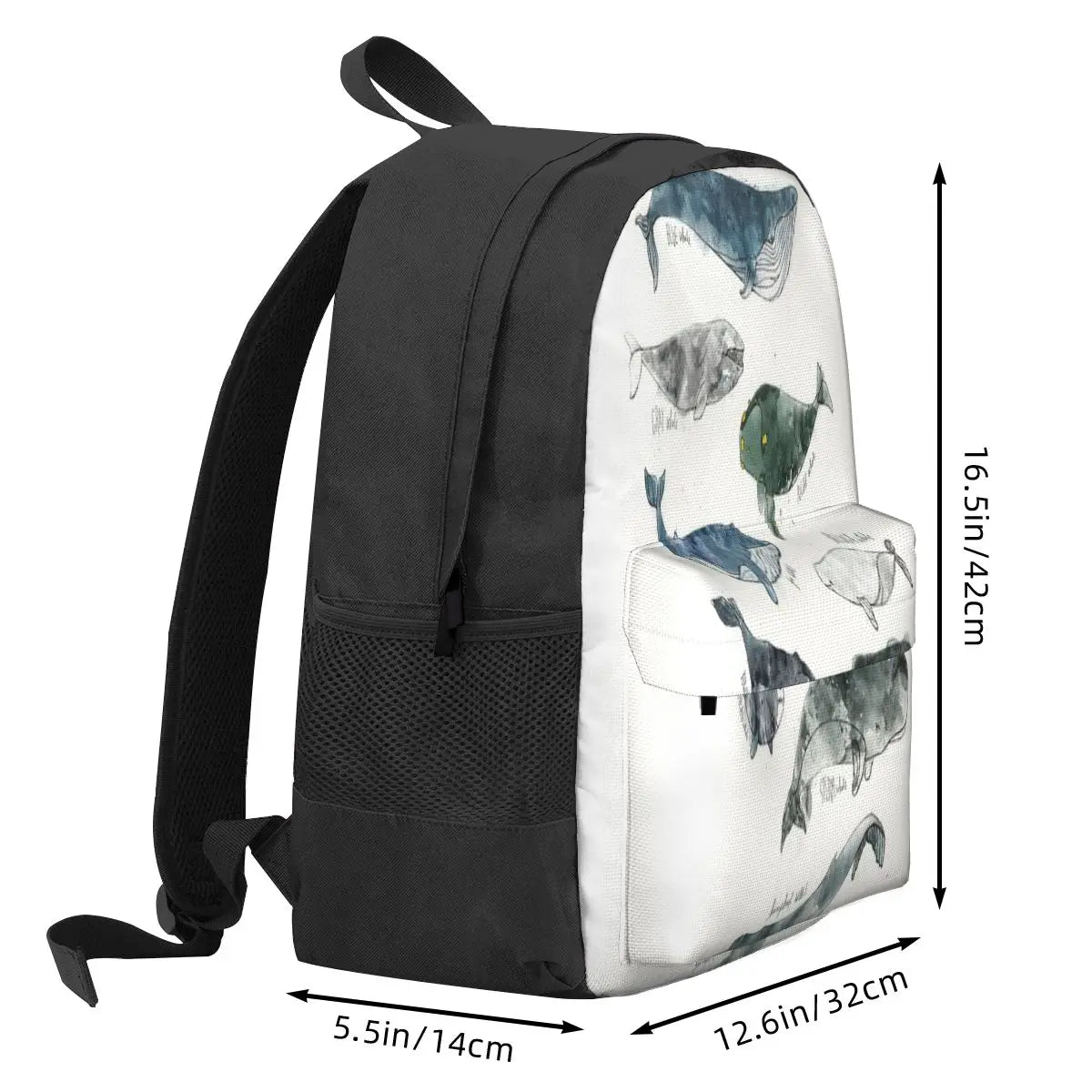 Whales 2 Backpacks for Men and Women