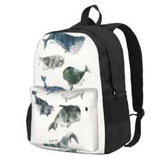 Whales 2 Backpacks for Men and Women