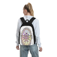 Recycled Wheel Of The Year Backpacks Men's & Women's Bags With Zipper