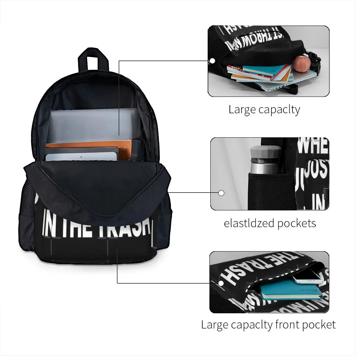 When I'm Dead Throw Backpacks Men's & Women's School Bags