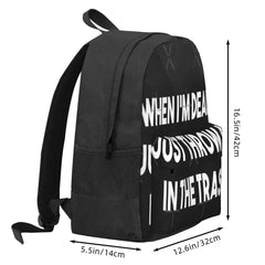 When I'm Dead Throw Backpacks Men's & Women's School Bags