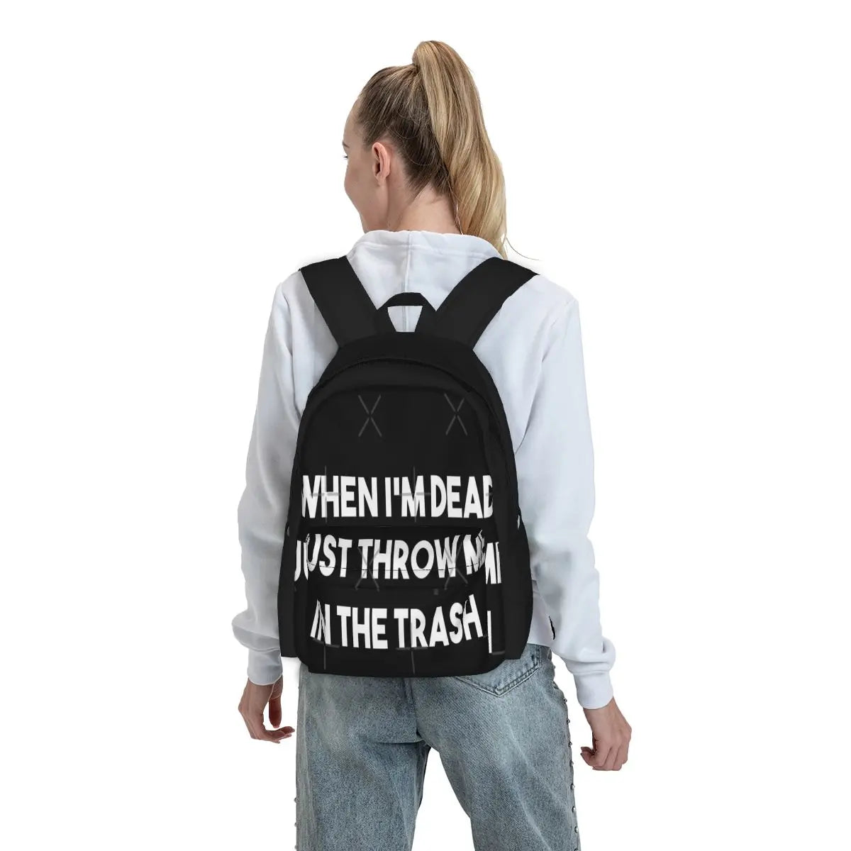 When I'm Dead Throw Backpacks Men's & Women's School Bags