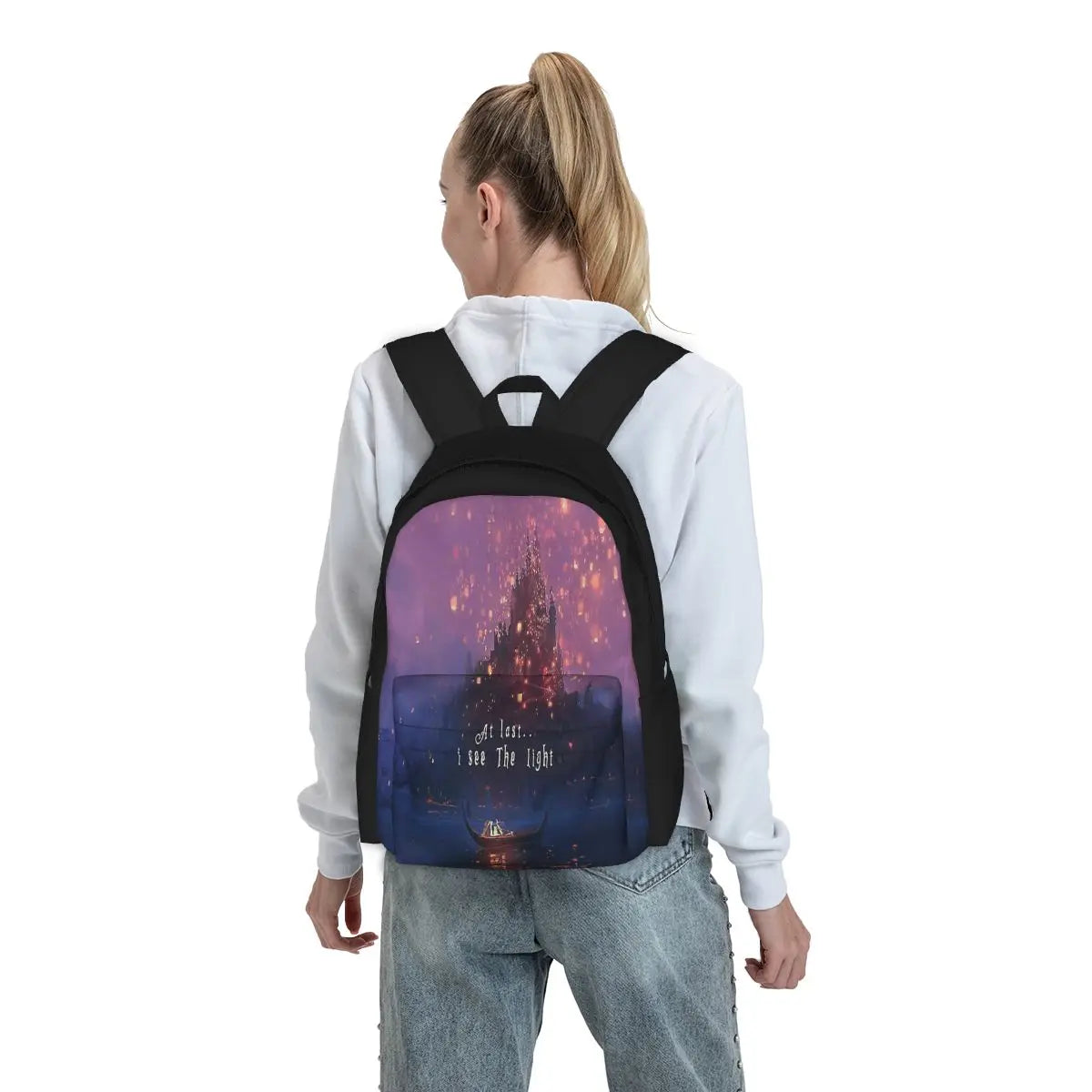 Life Begin 2 Backpacks Men's Bags For Women Man Bag Anime Backpack