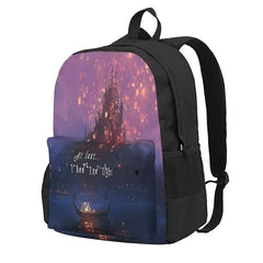 Life Begin 2 Backpacks Men's Bags For Women Man Bag Anime Backpack