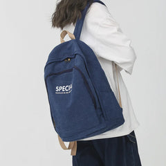 Nylon Women Backpack Anti-Theft Shoulder Bag School Bag Solid School Backapck